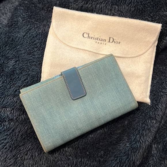 **Like New Authentic Christian Dior** ladies denim wallet with braid detail - Picture 5 of 11